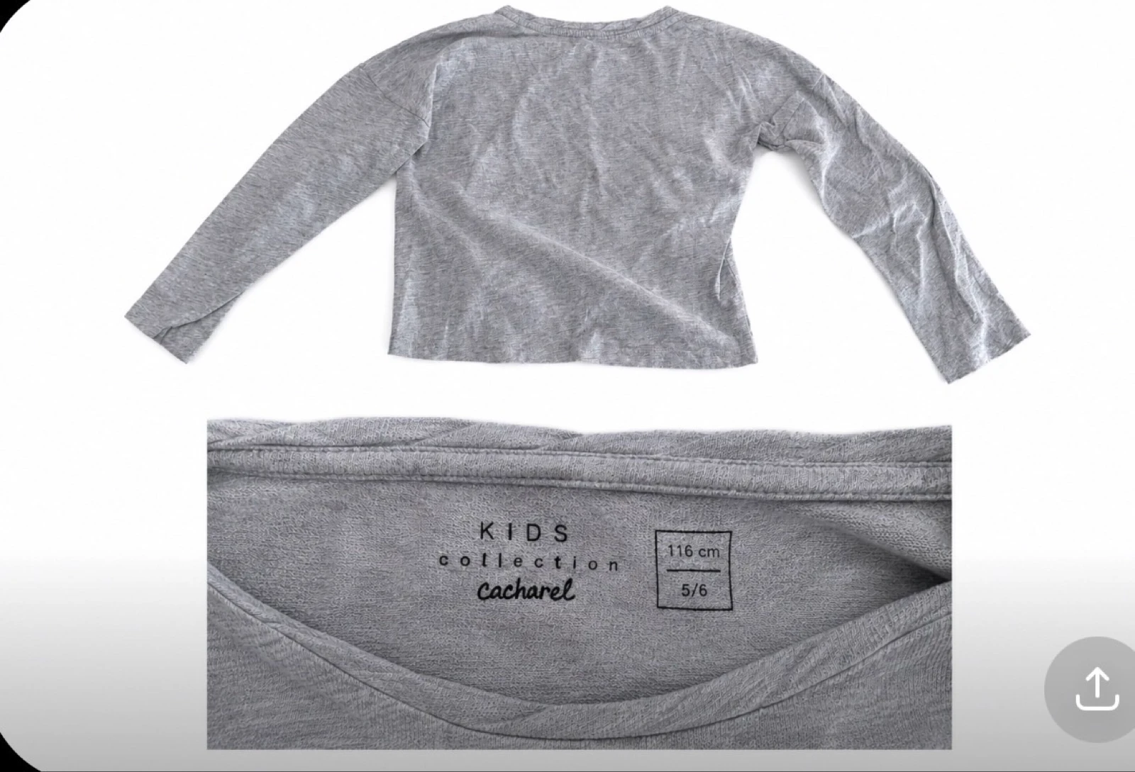 T-shirt à manches longues pour fille Cacharel – Taille 5/6 ans (116 cm) 🎸 – photo 2